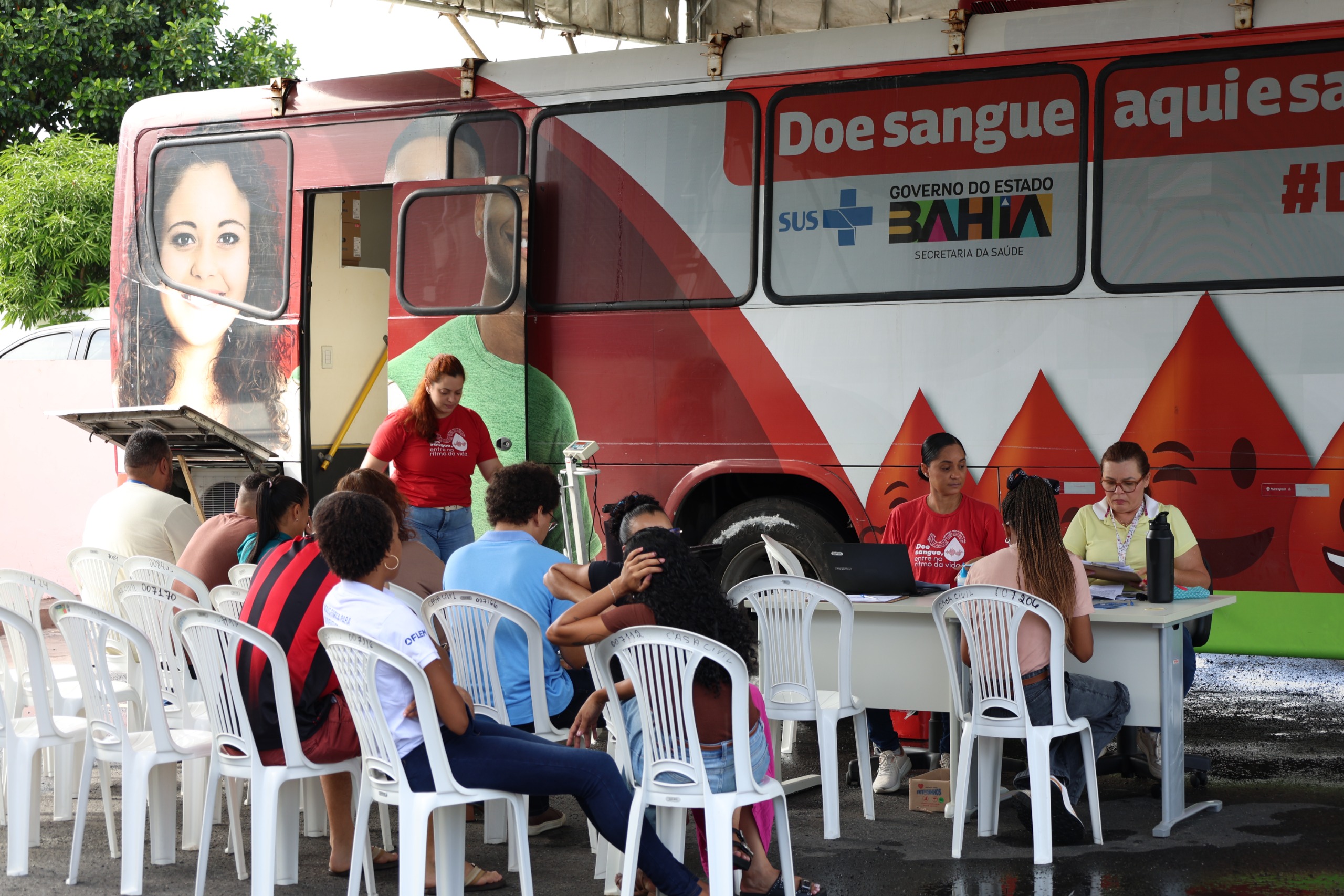 Doação de sangue em Salvador